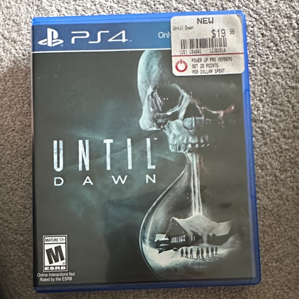 Sony PS4 Until Dawn (Black, Blue)